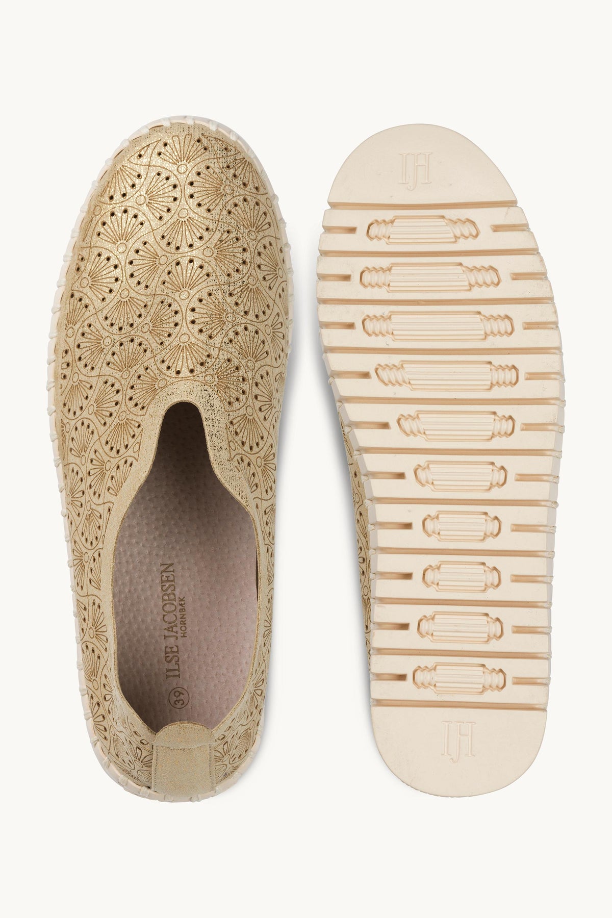 Tulip Organic Flat Glitter - Platin Pearled Ivory