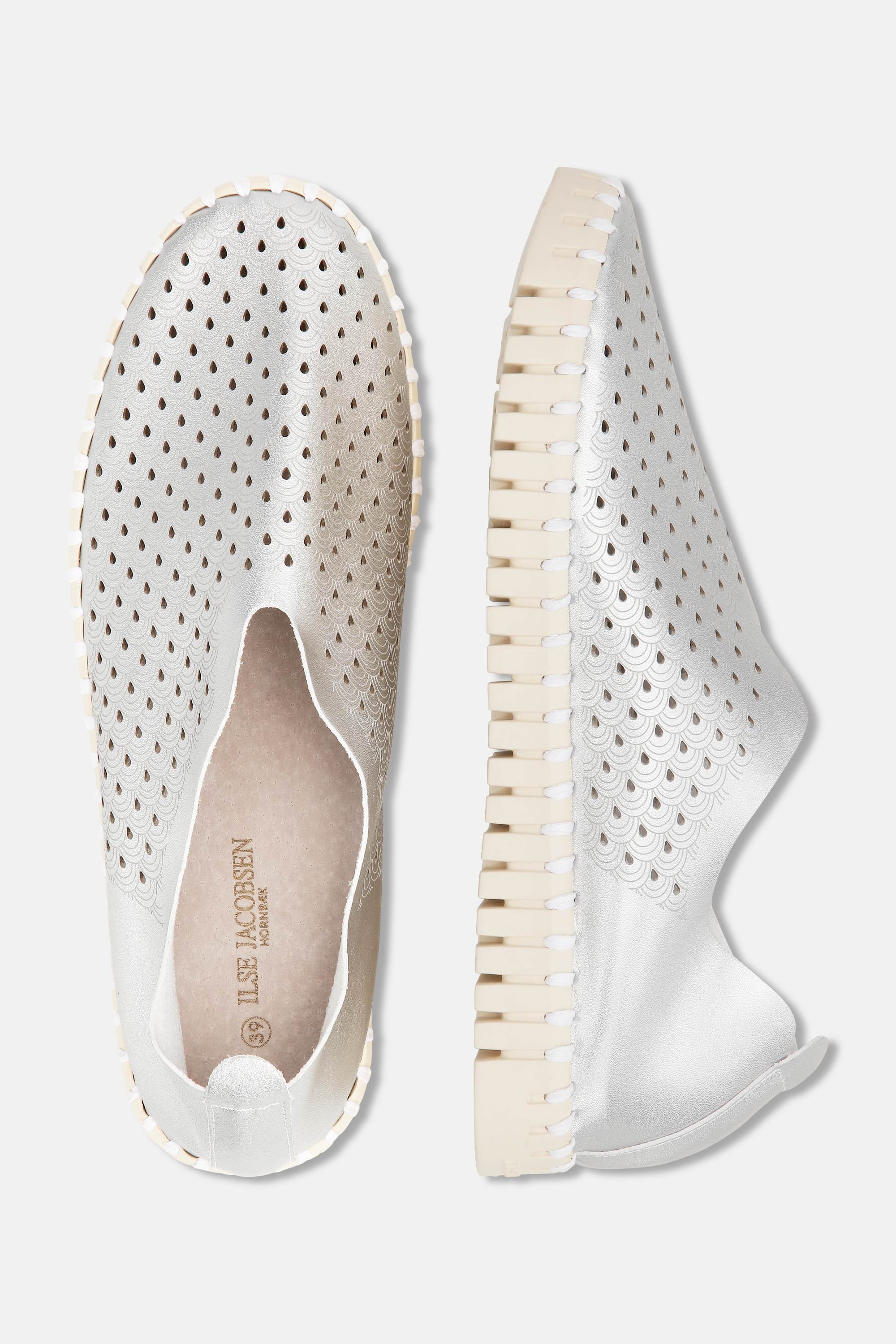 Tulip Flats Metallic - Silver