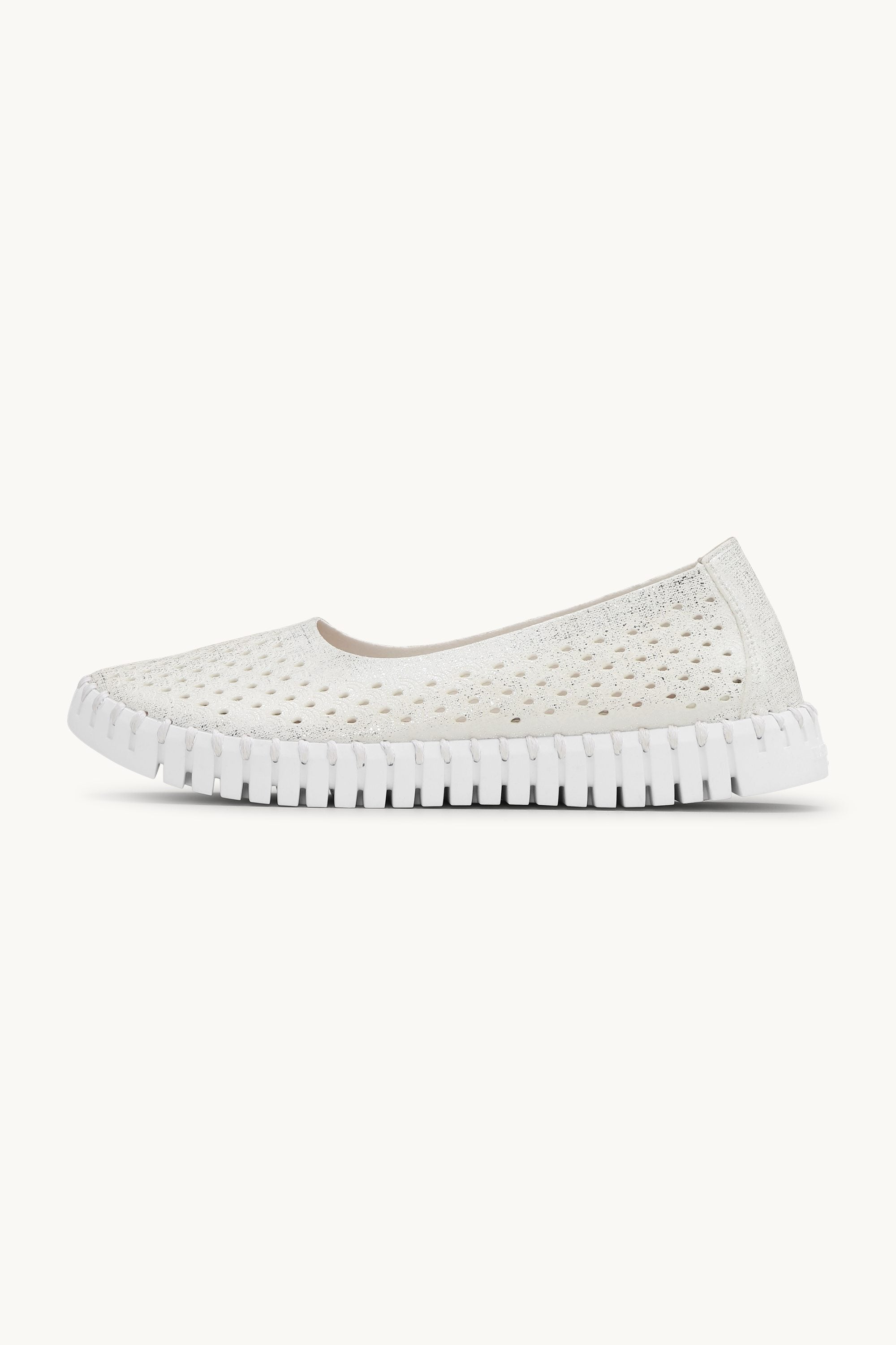Ballerina Glitter - White White