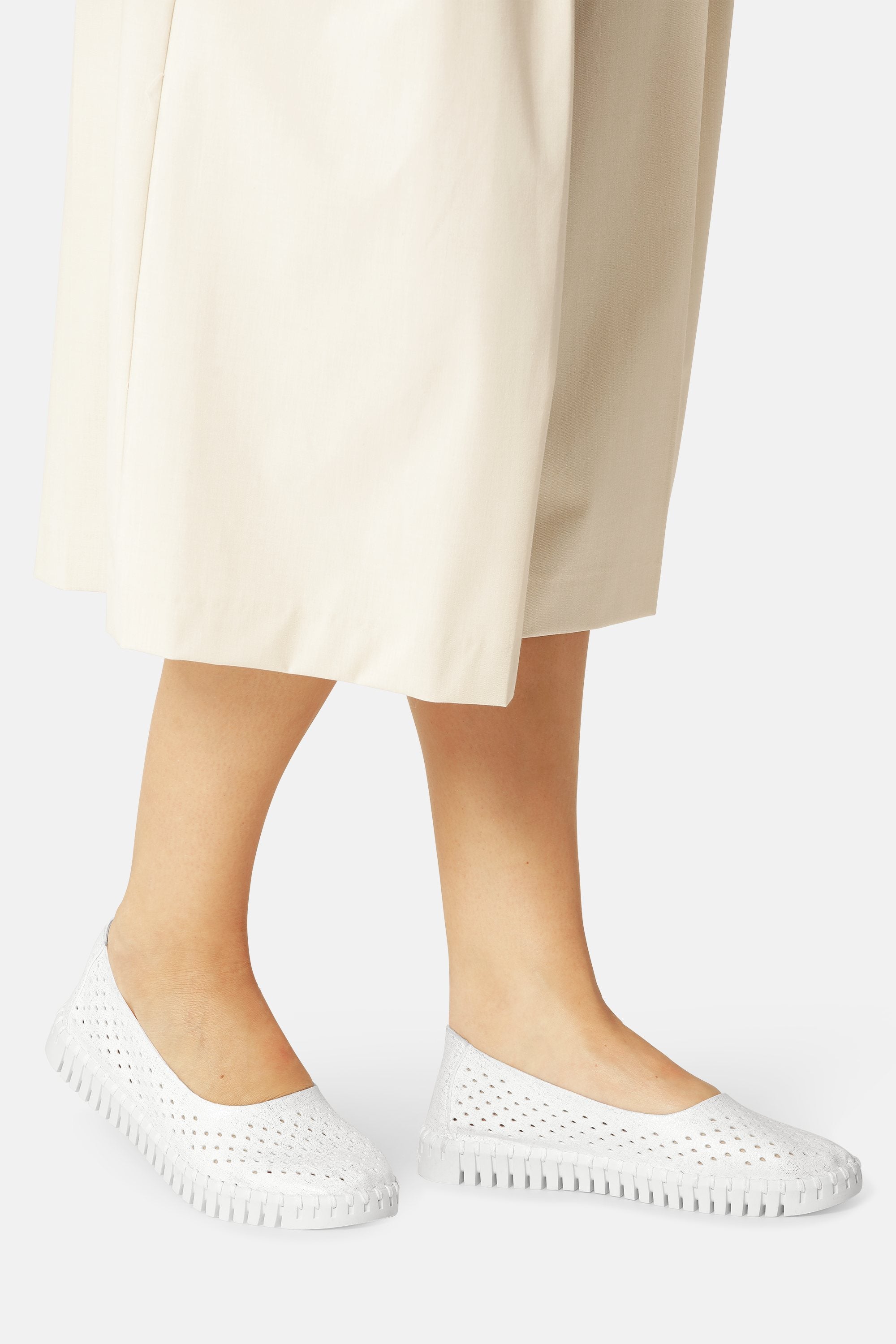 Ballerina Glitter - White White