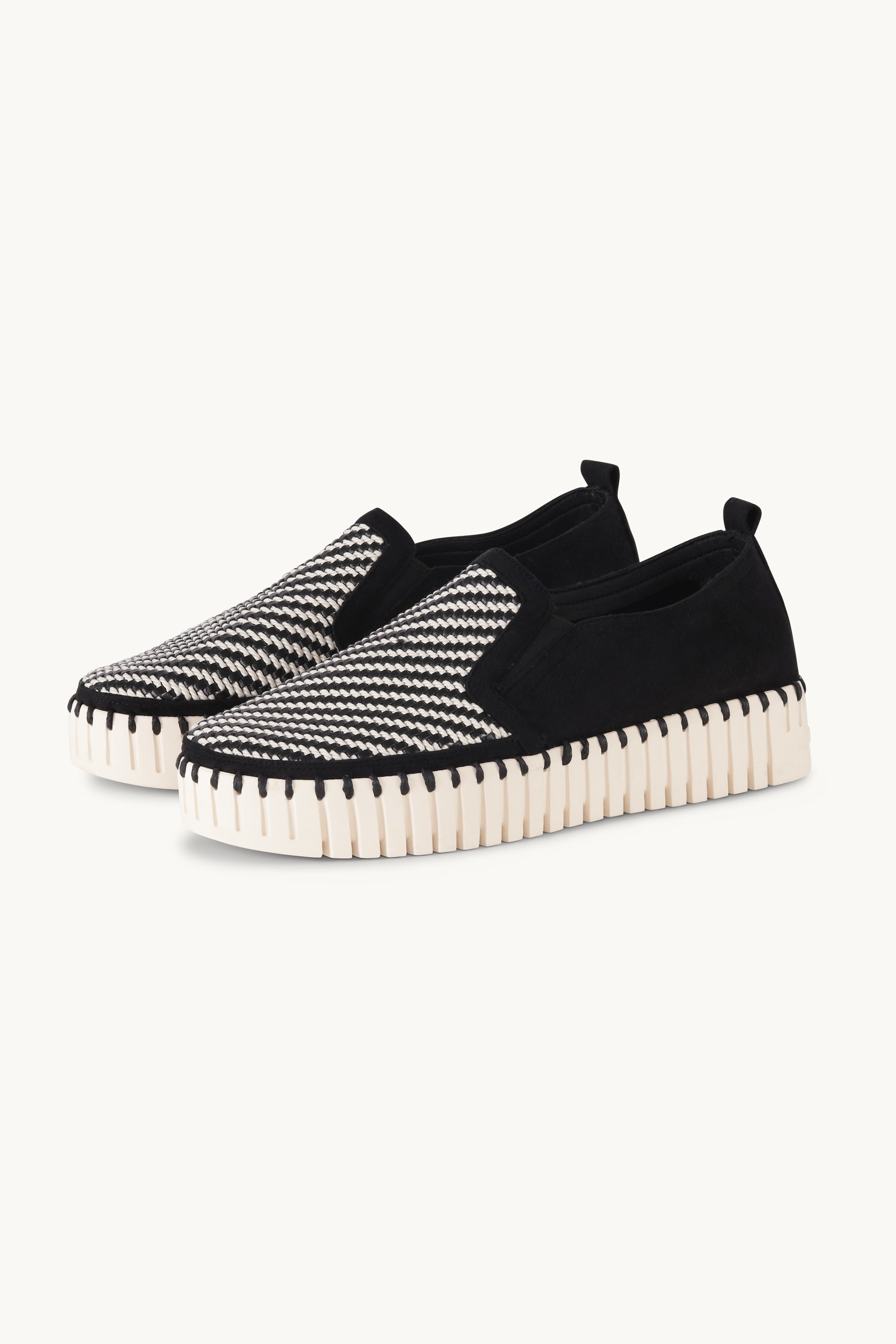 Platform Tulip Flats - Black