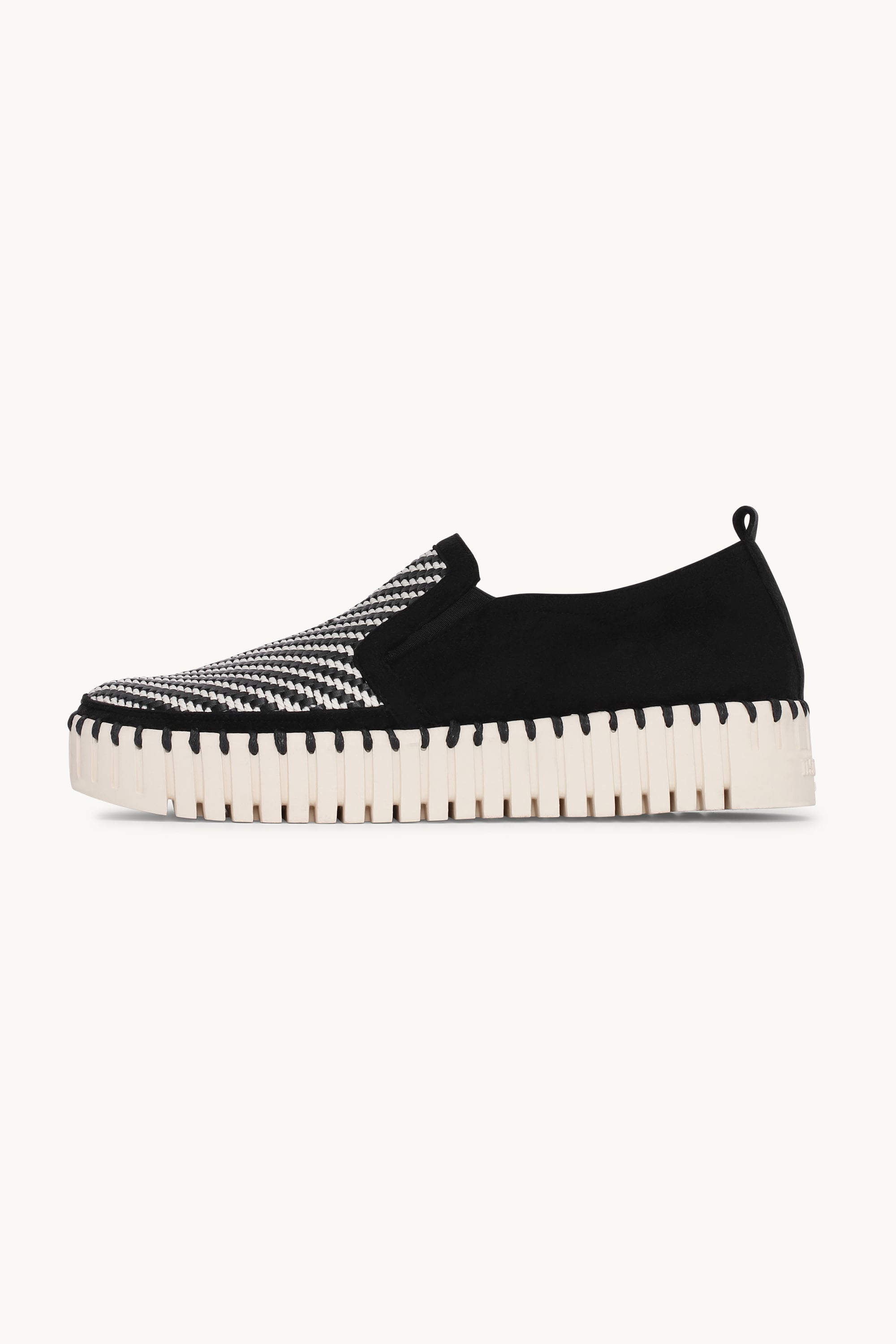 Platform Tulip Flats - Black