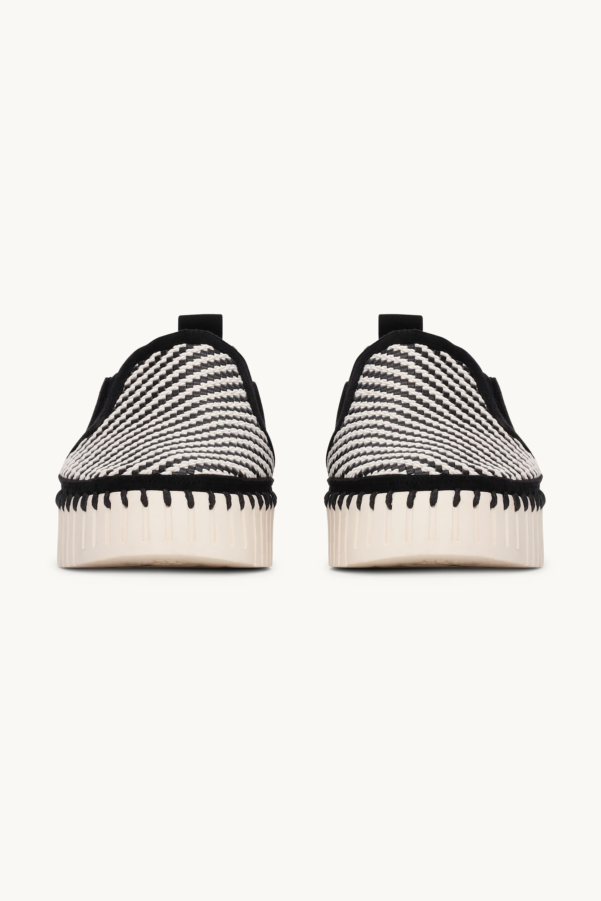 Platform Tulip Flats - Black