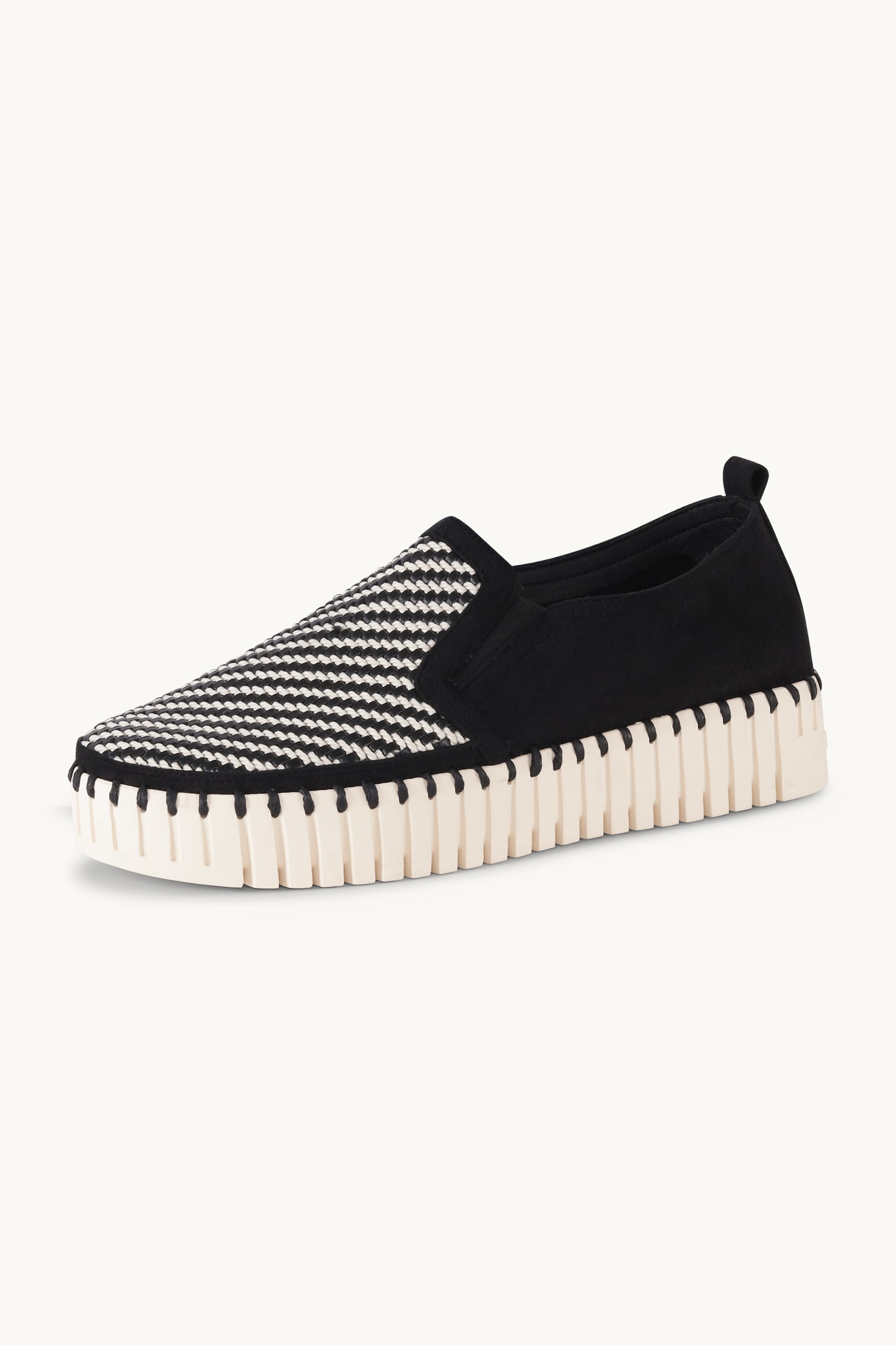 Platform Tulip Flats - Black