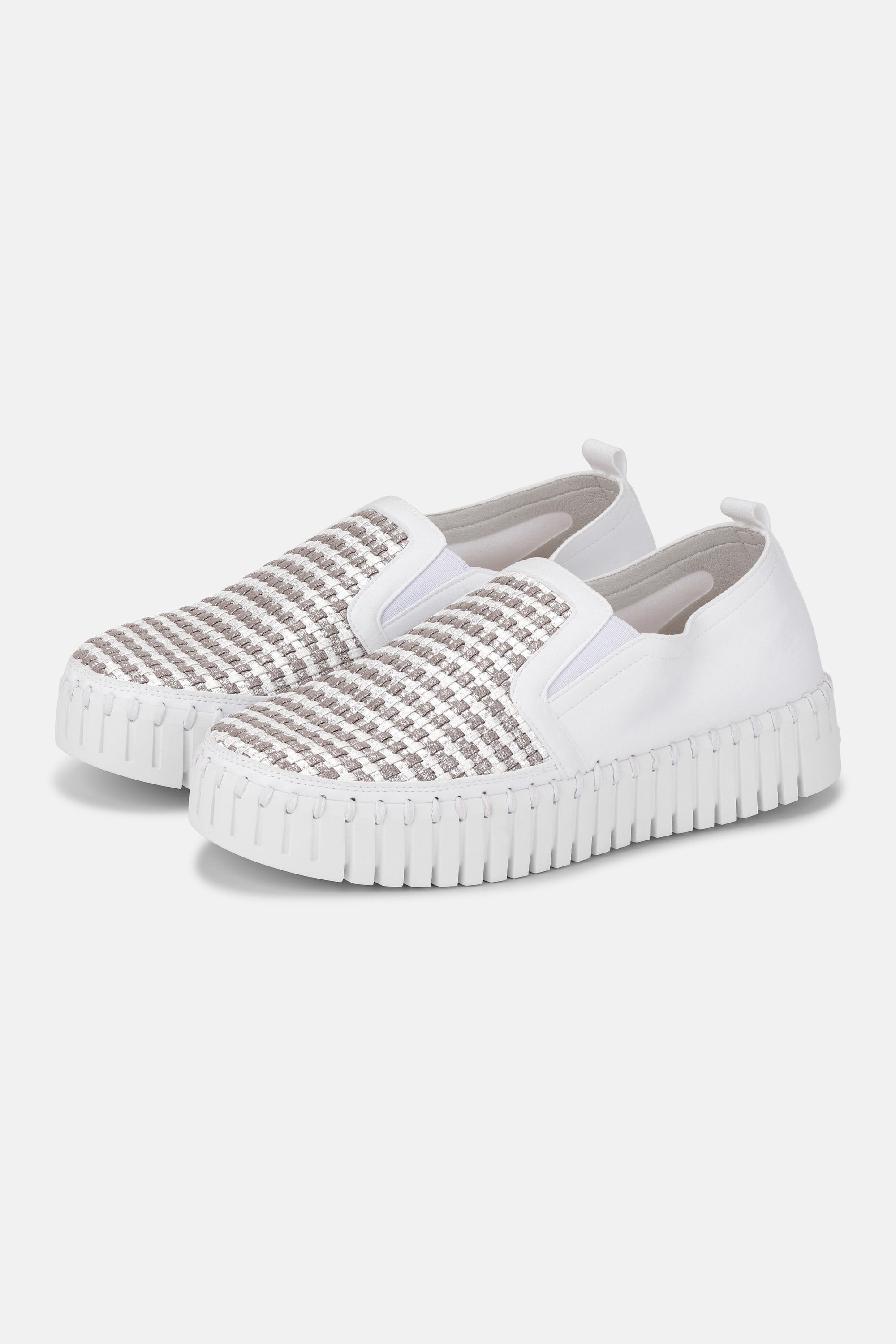 Platform Tulip Flats - White White