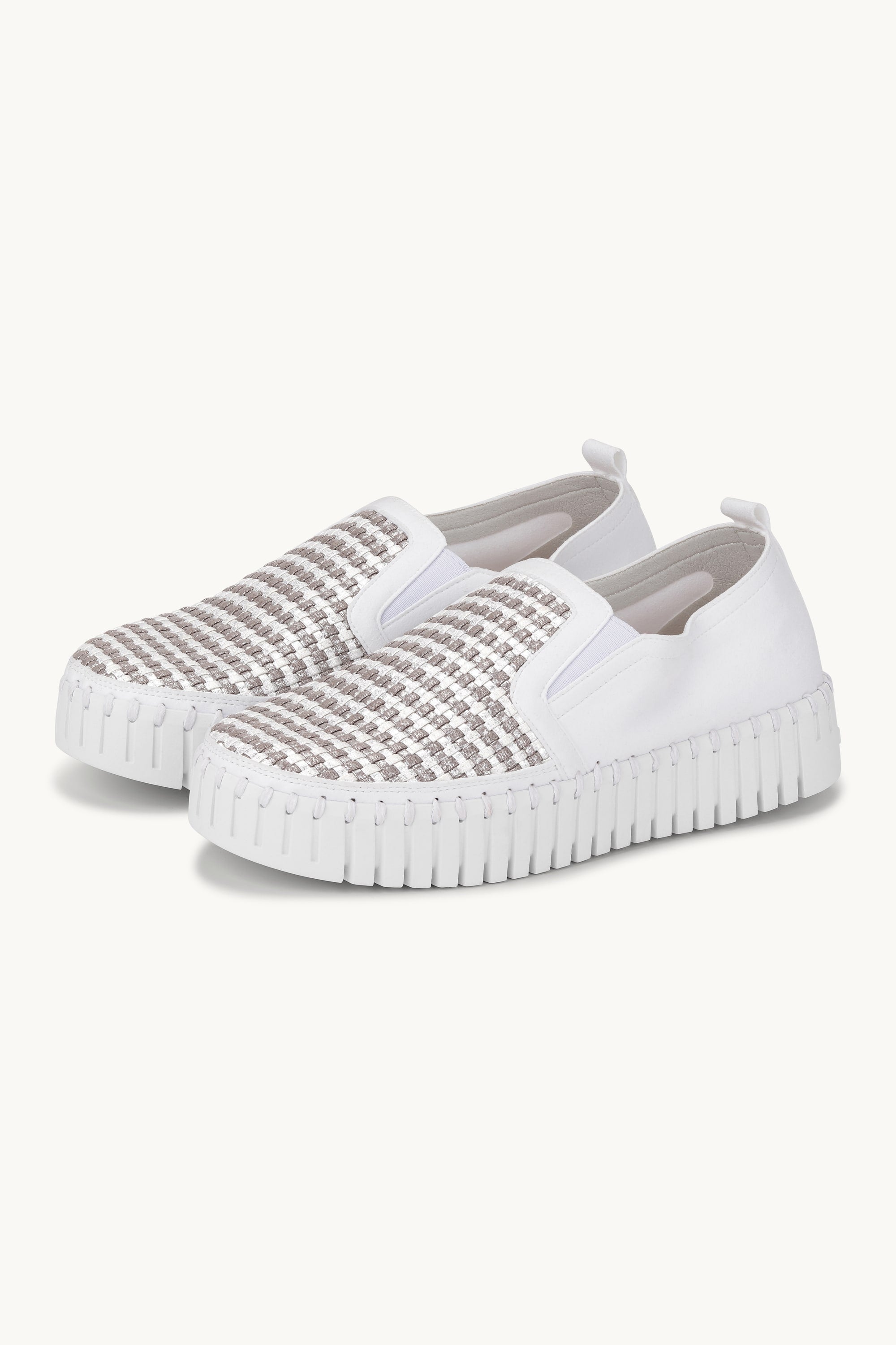 Platform Tulip Flats - White White