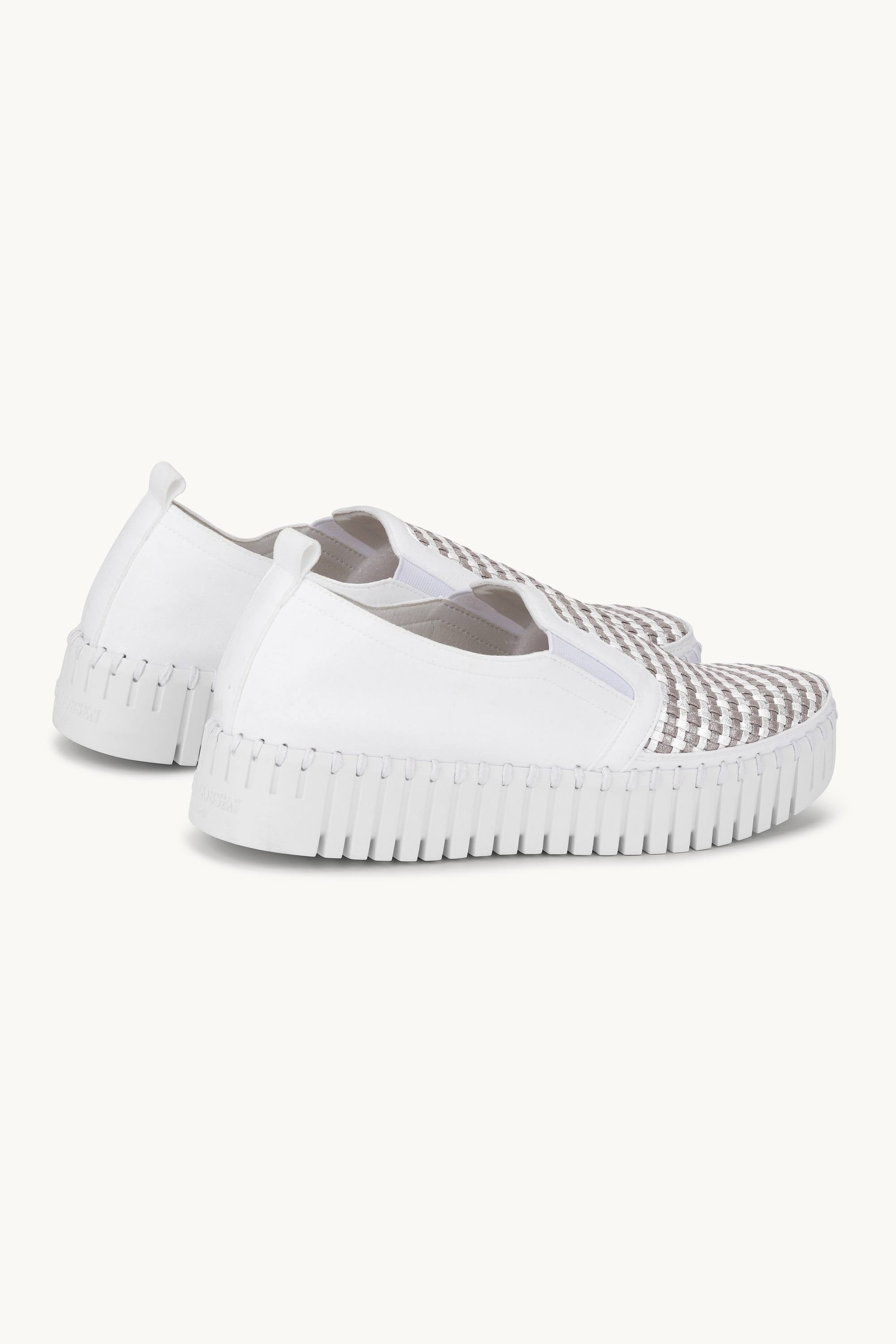Platform Tulip Flats - White White
