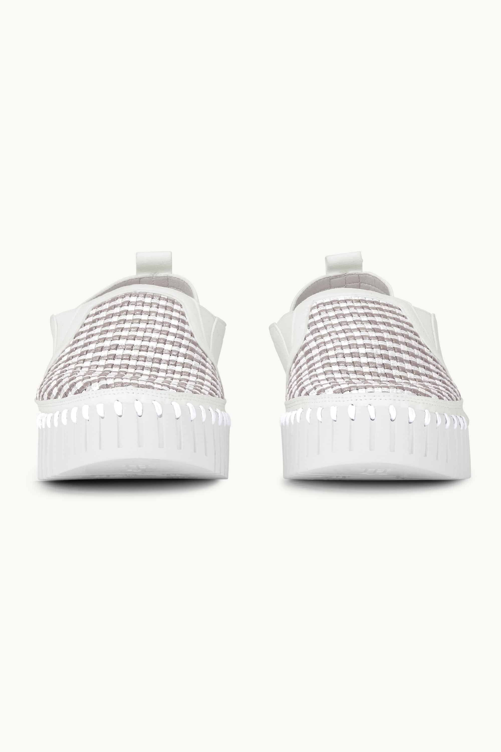 Platform Tulip Flats - White White