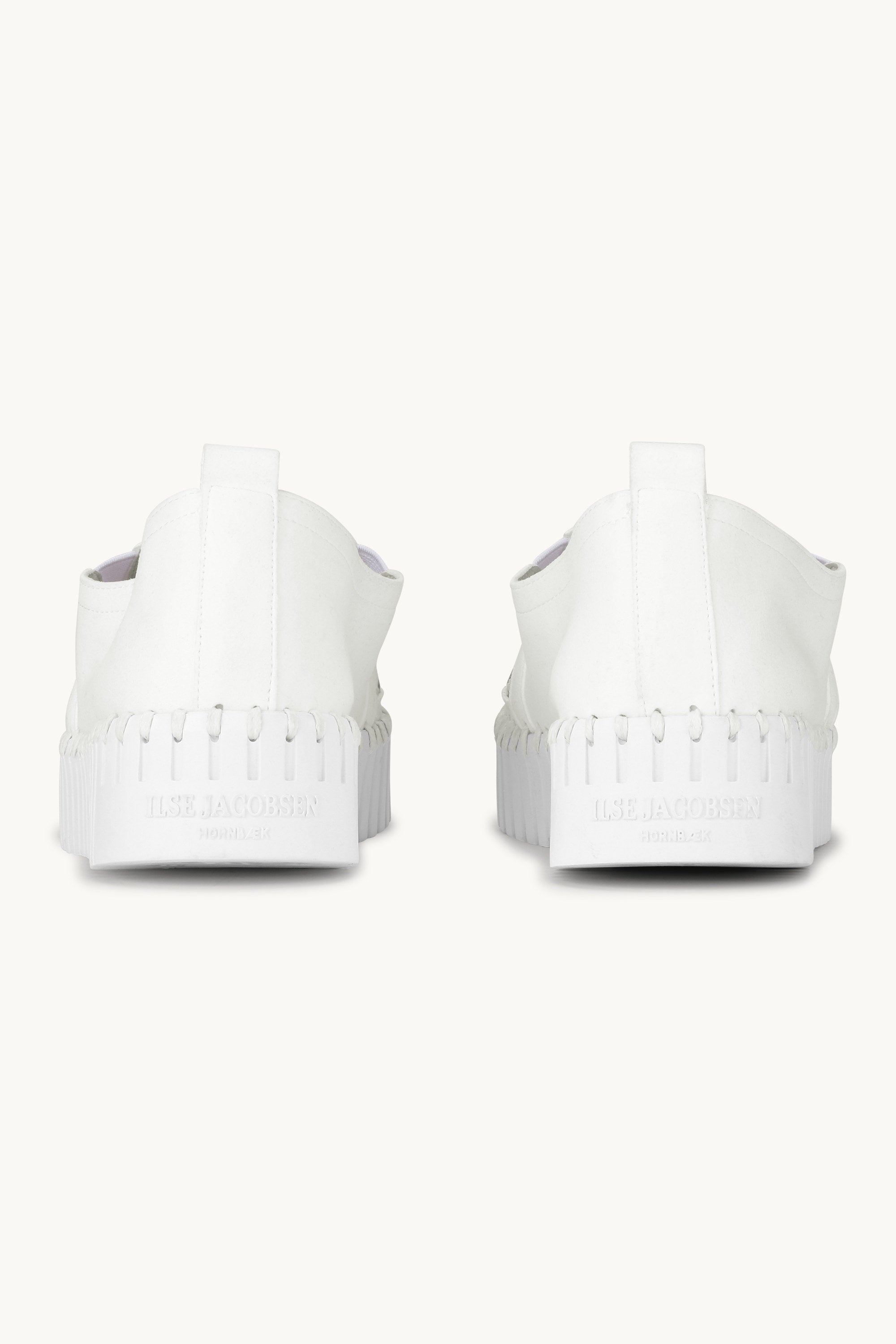 Platform Tulip Flats - White White
