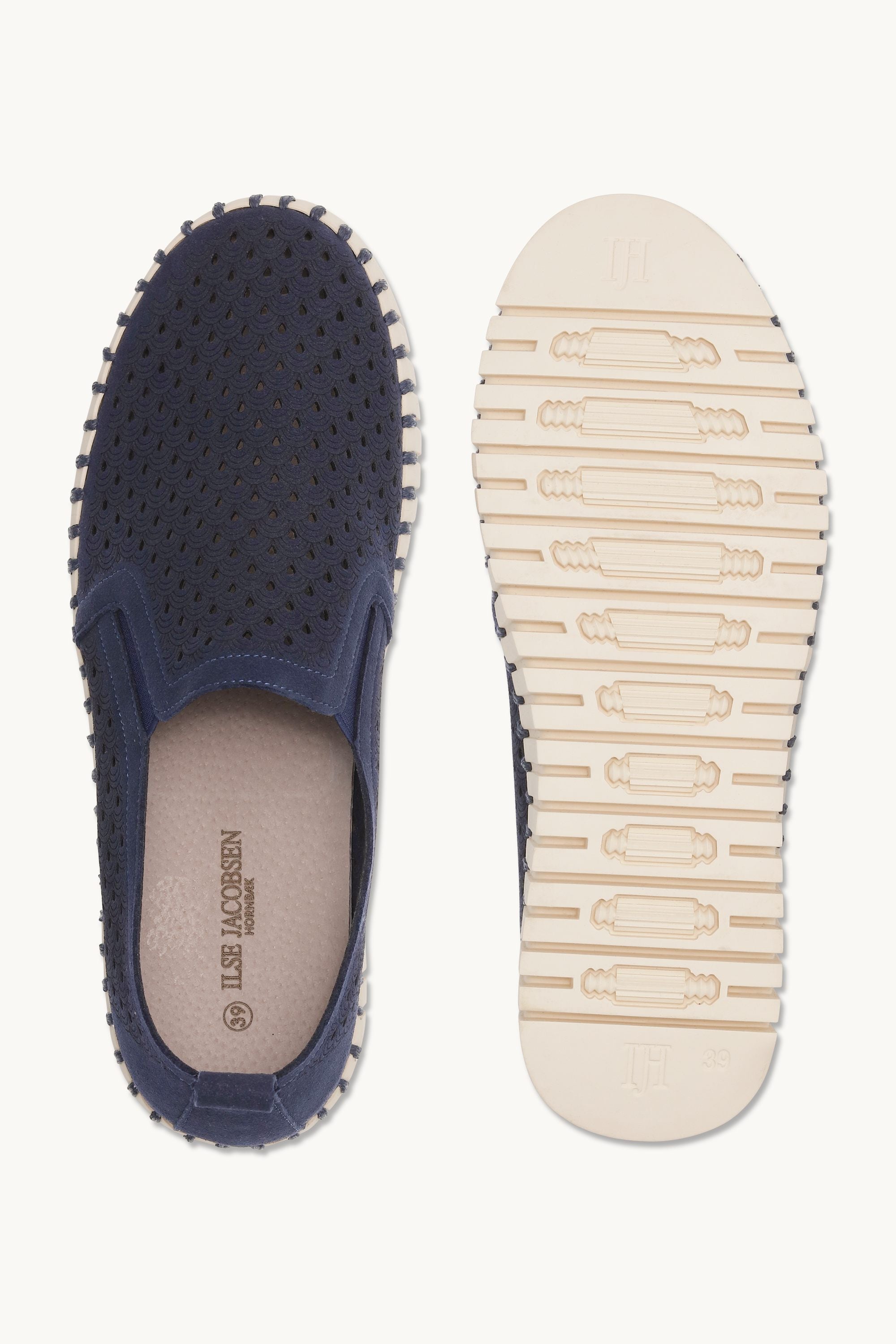 Tulip Slip-On - Dark Indigo Pearled Ivory