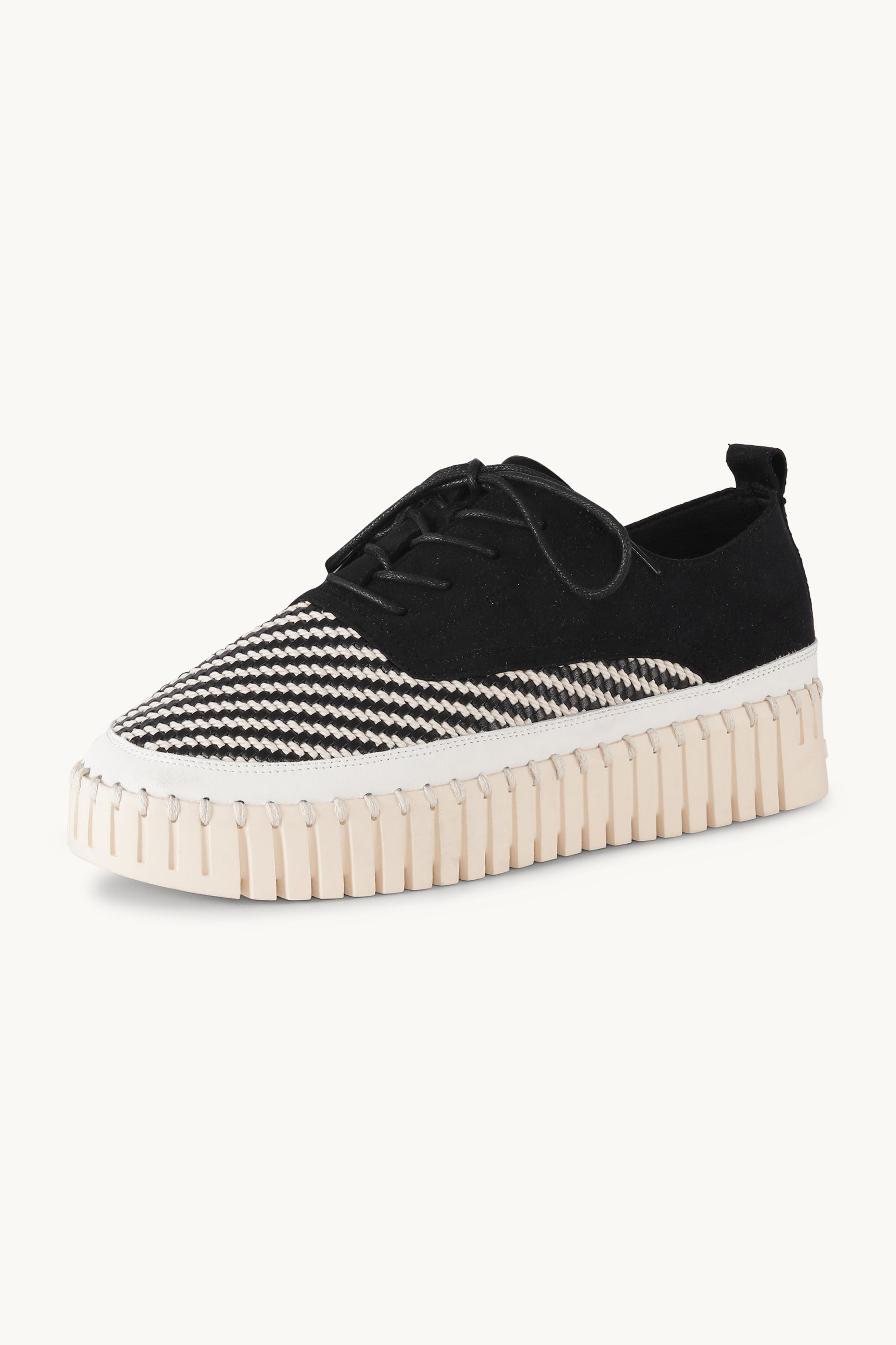 Tulip Flats With Laces - Black