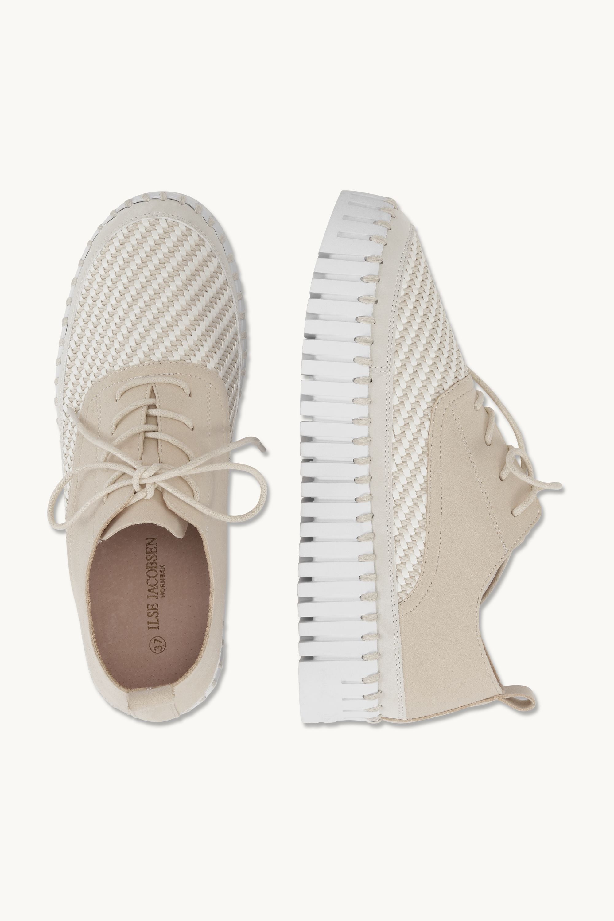 Tulip Flats With Laces - Kit White