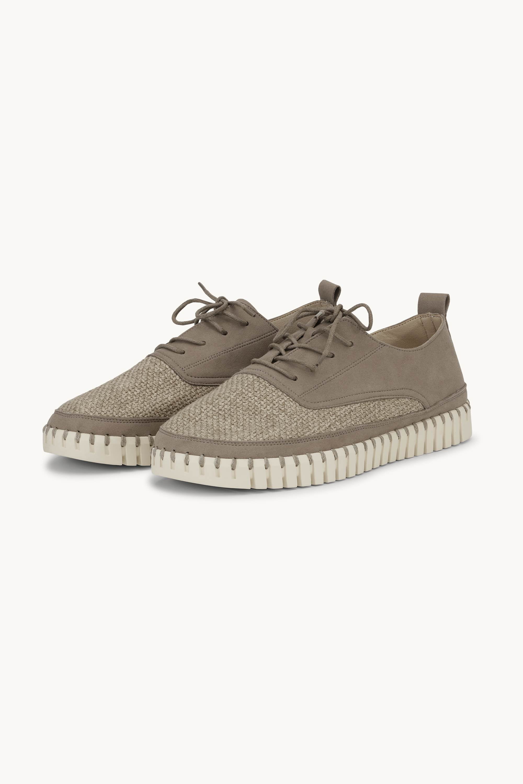 Tulip Flats With Laces - Falcon Pearled Ivory