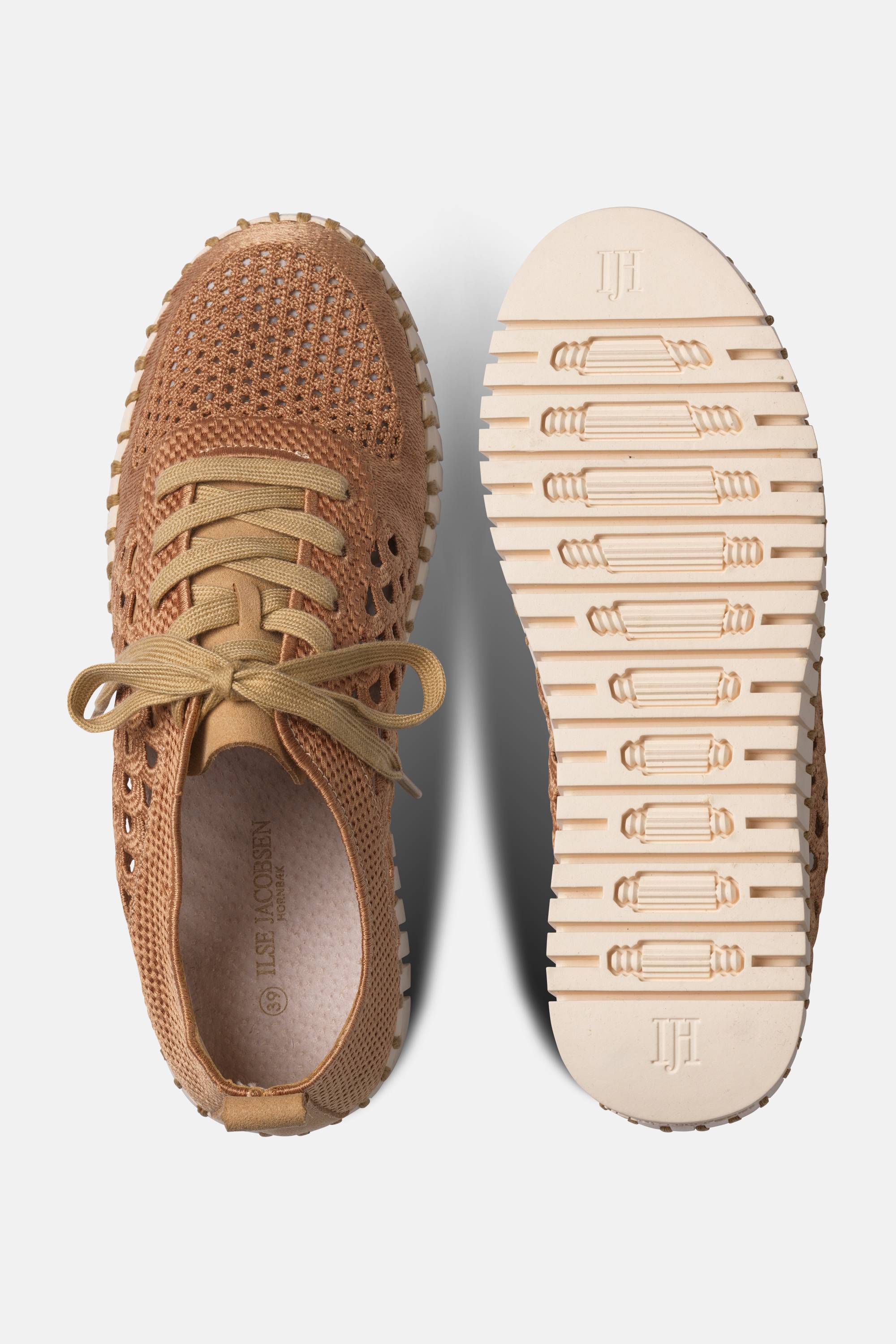 Tulip Embroidery - Cashew Pearled Ivory