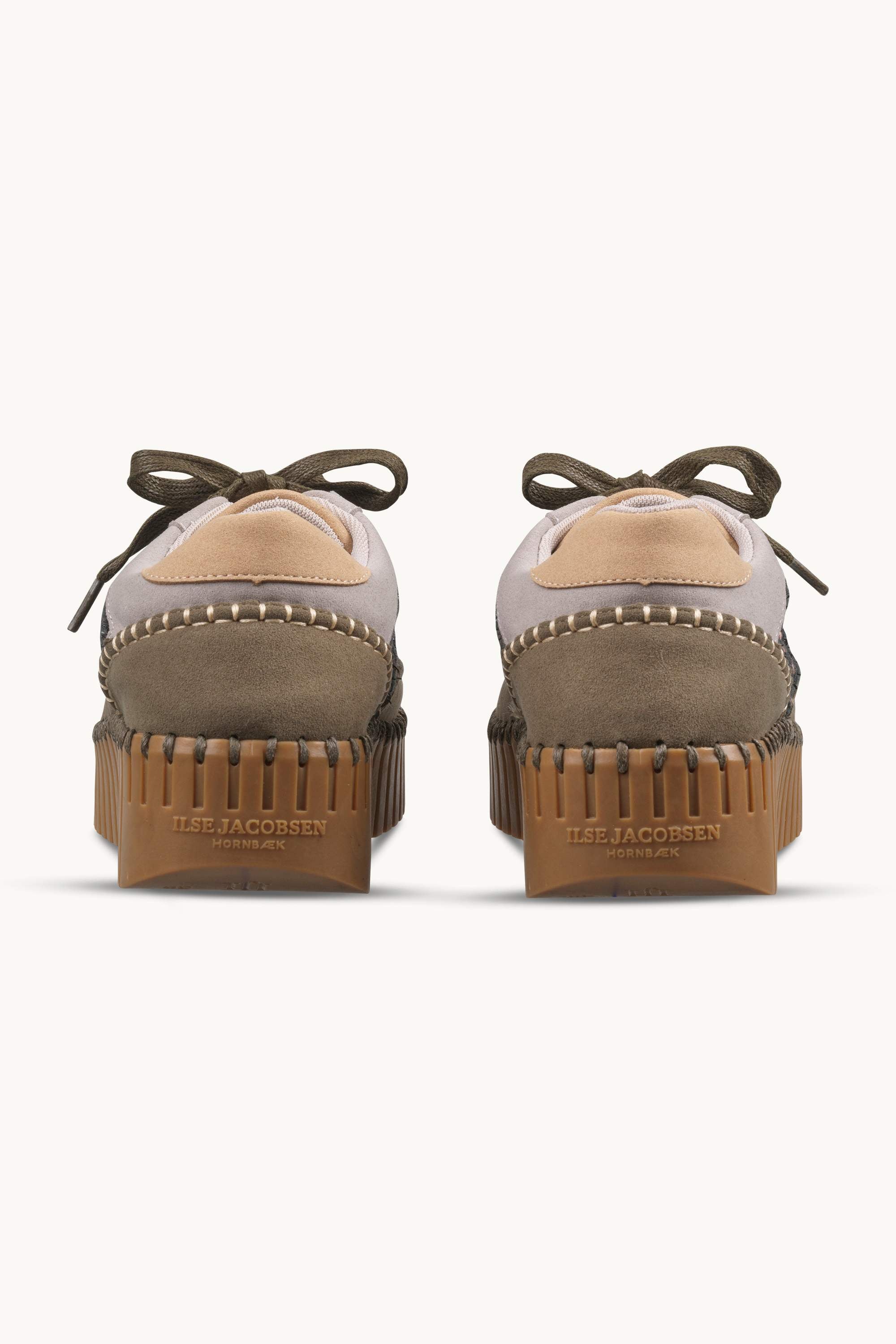 ooo112 　marihoja Abaca Lace Tulip Tulip Sneaker - Deep Olive Mocca