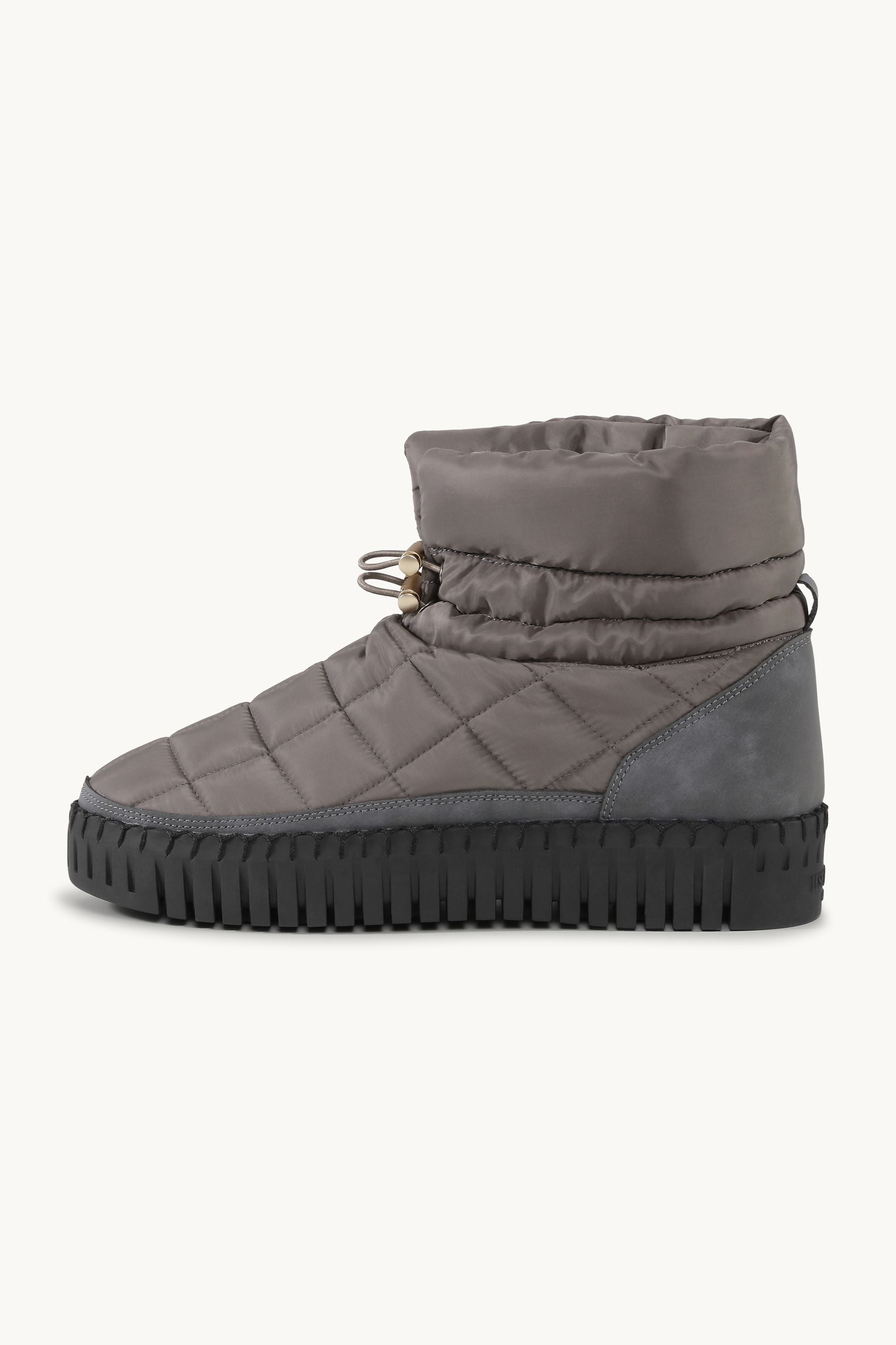 Tulip Padded Winter Boot - Grey Black