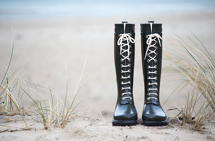 Handmade and stylish Rainboots made of Natural Rubber - ILSE JACOBSEN